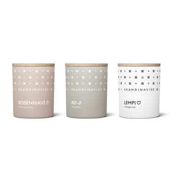 Set de regalo vela perfumada mini Sense - 3 piezas - Skandinavisk