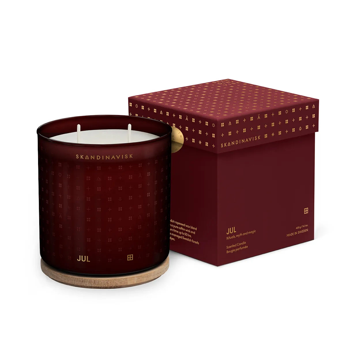 Vela aromática Jul, 400 g Skandinavisk