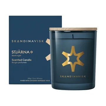 Vela aromática Stjärna Gold Symbol - 200 g - Skandinavisk