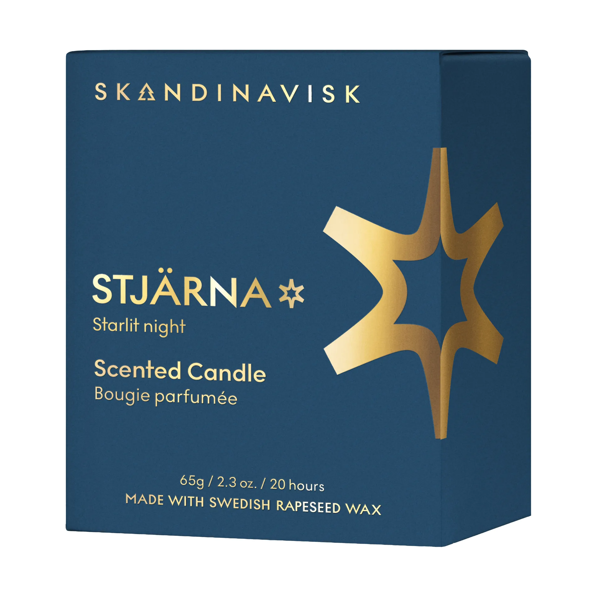 Vela aromática Stjärna Gold Symbol, 65 g Skandinavisk