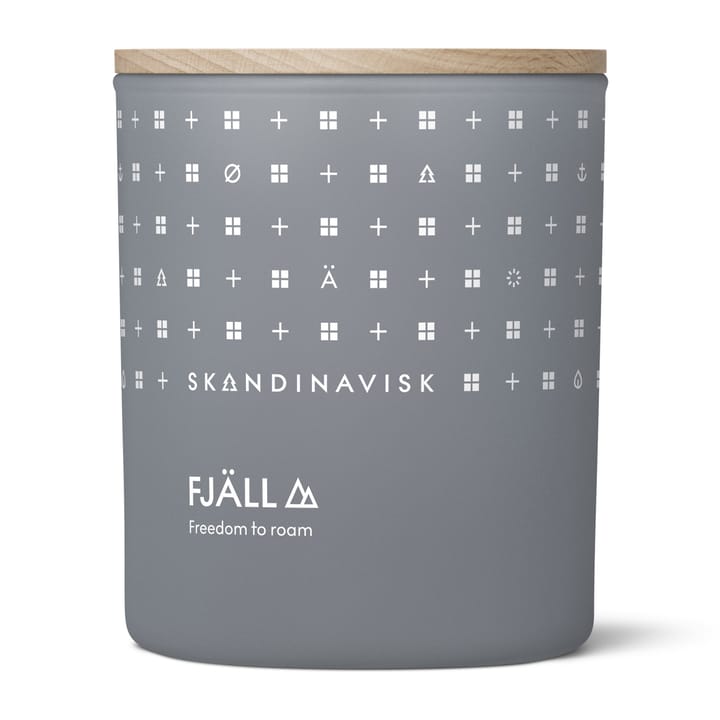 Vela perfumada con tapa Fjäll - 200g - Skandinavisk