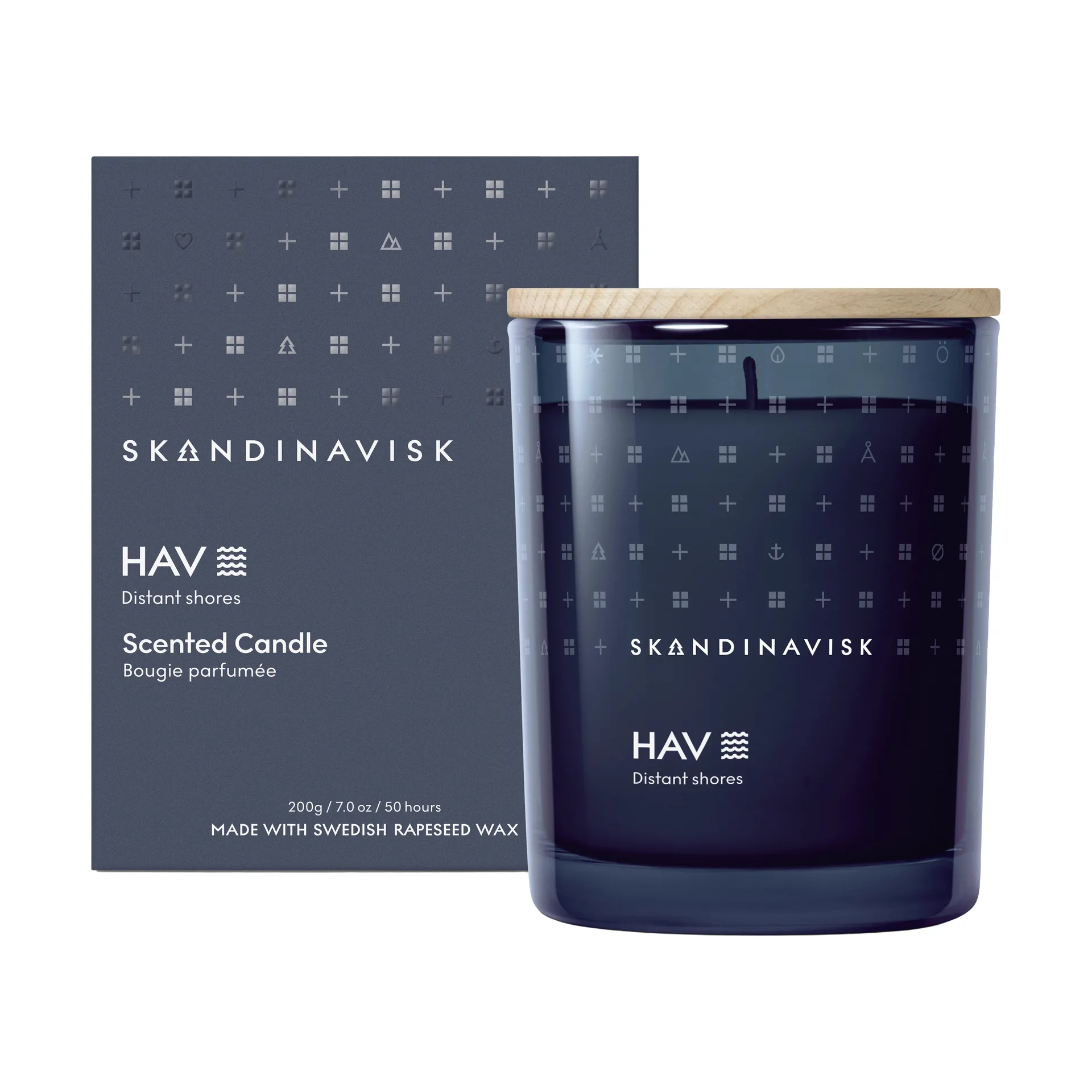 Vela perfumada con tapa Hav, 200 g Skandinavisk