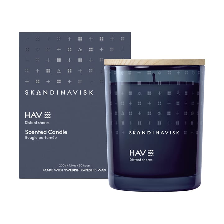 Vela perfumada con tapa Hav, 200 g Skandinavisk