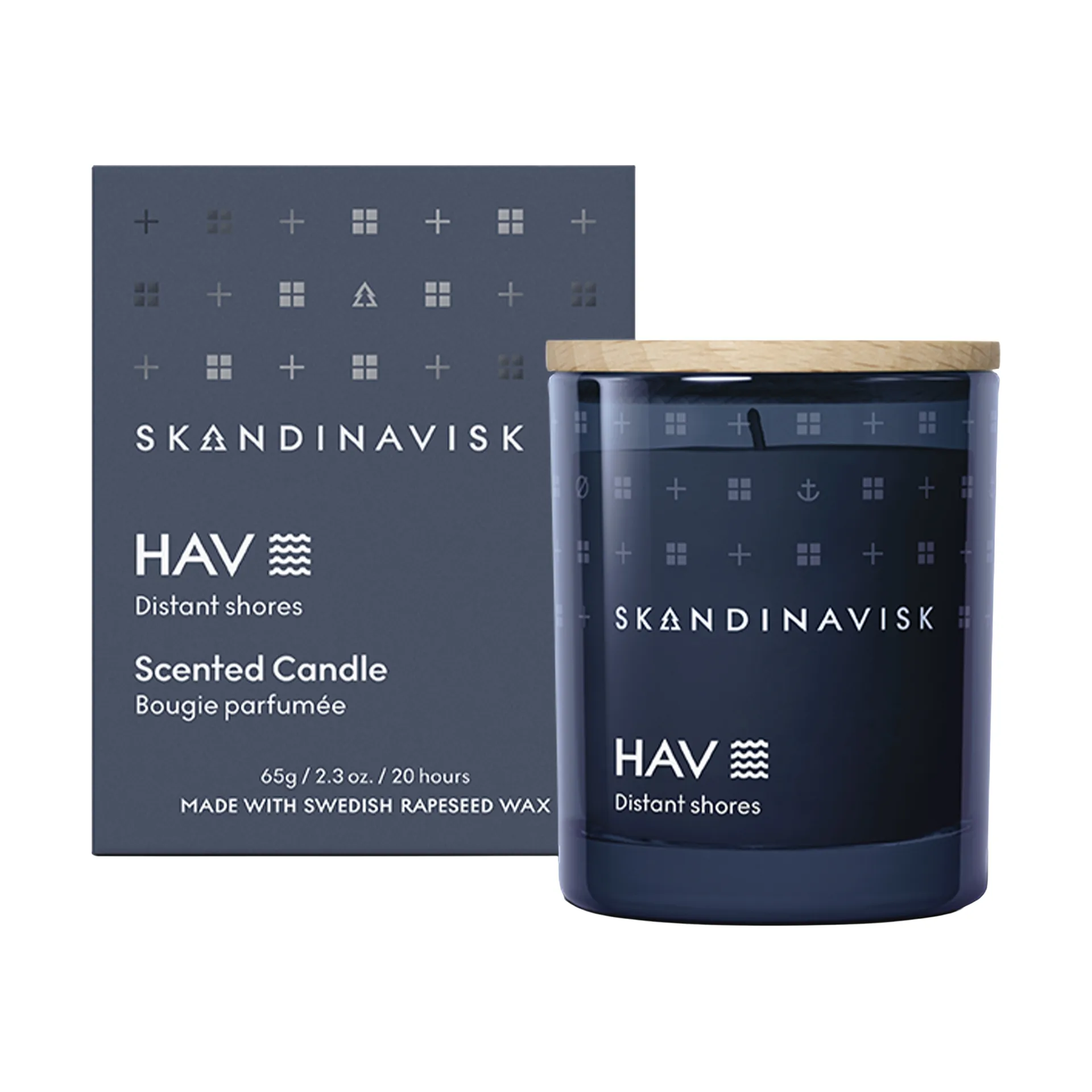 Vela perfumada con tapa Hav, 65 g Skandinavisk