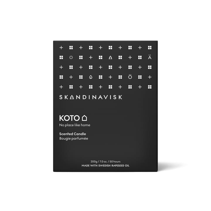 Vela perfumada con tapa Koto, 200 g Skandinavisk