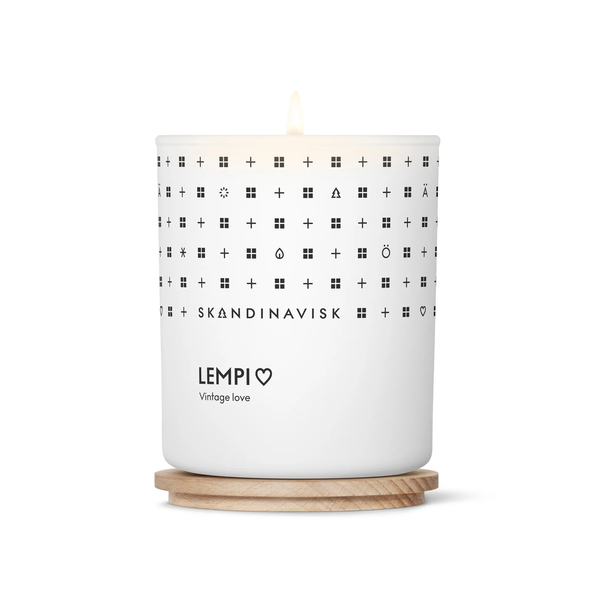 Vela perfumada con tapa Lempi, 200 g Skandinavisk