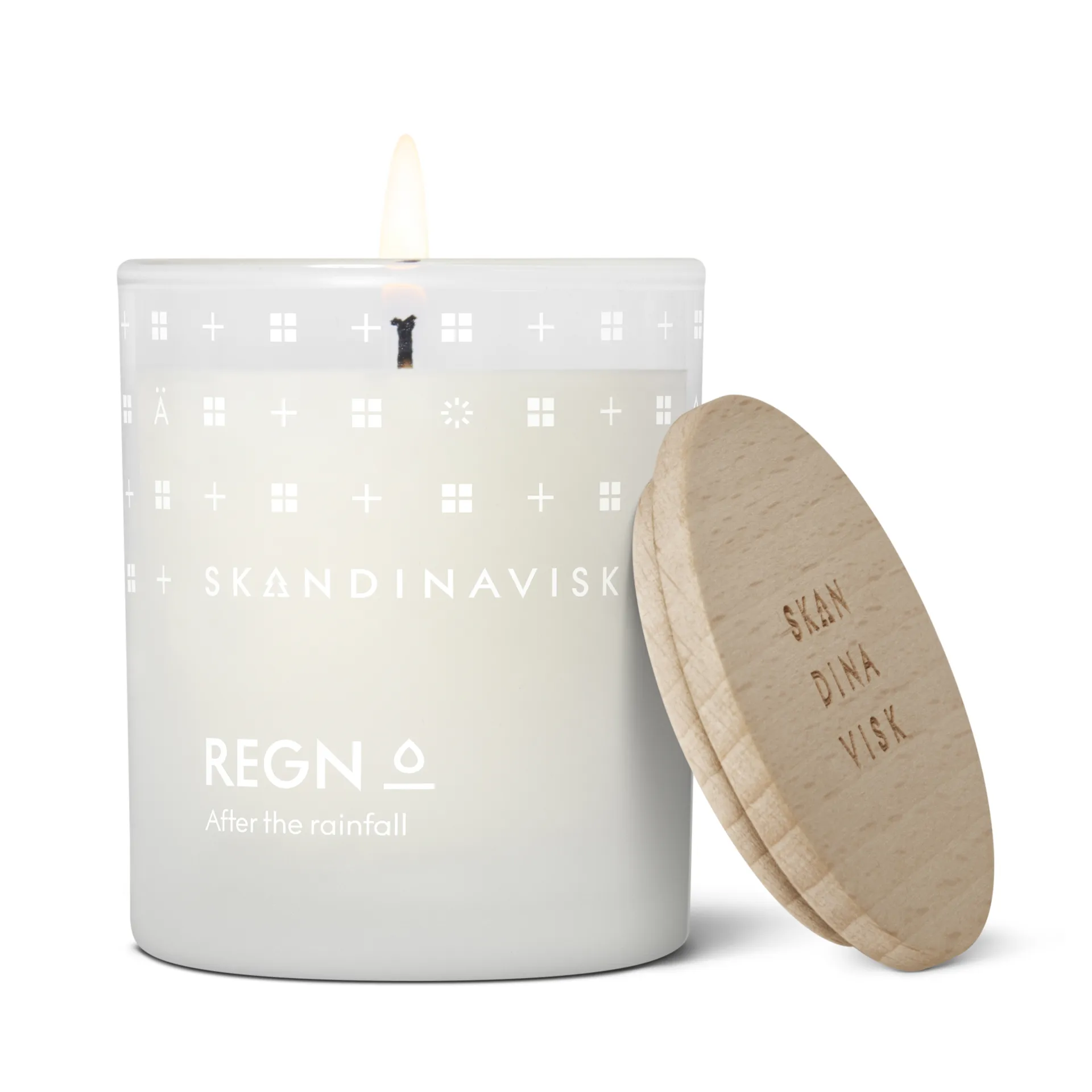 Vela perfumada con tapa Regn, 65 g Skandinavisk