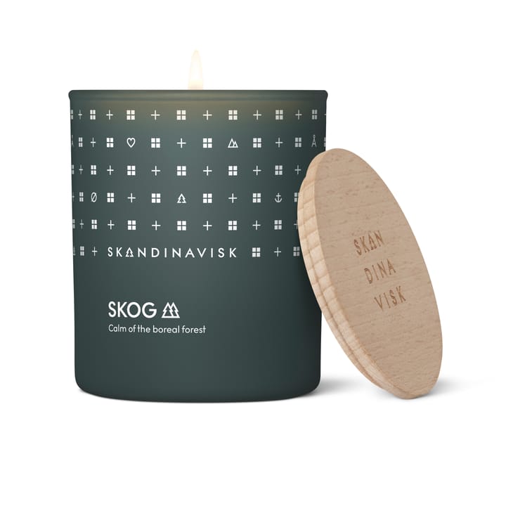 Vela perfumada con tapa Skog, 200 g Skandinavisk