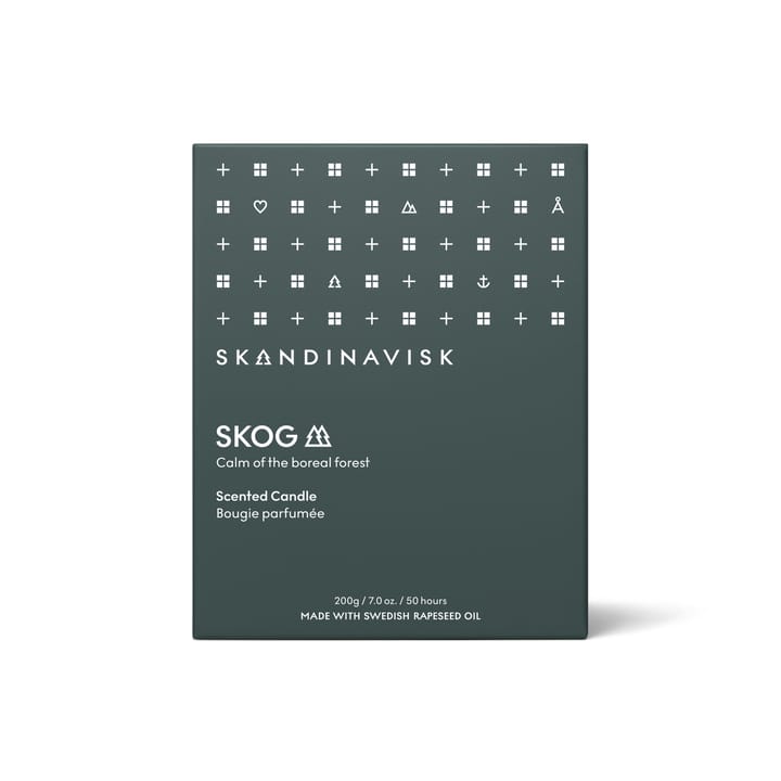 Vela perfumada con tapa Skog, 200 g Skandinavisk