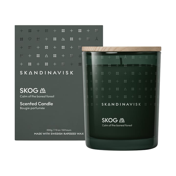 Vela perfumada con tapa Skog, 200 g Skandinavisk