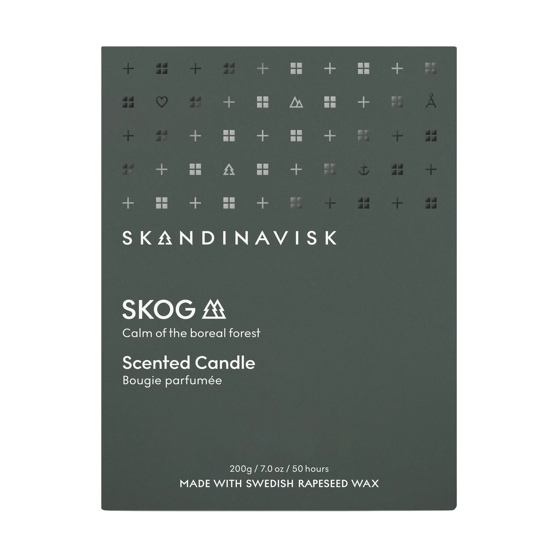 Vela perfumada con tapa Skog, 200 g Skandinavisk