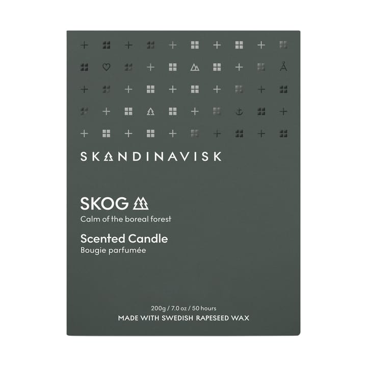 Vela perfumada con tapa Skog, 200 g Skandinavisk