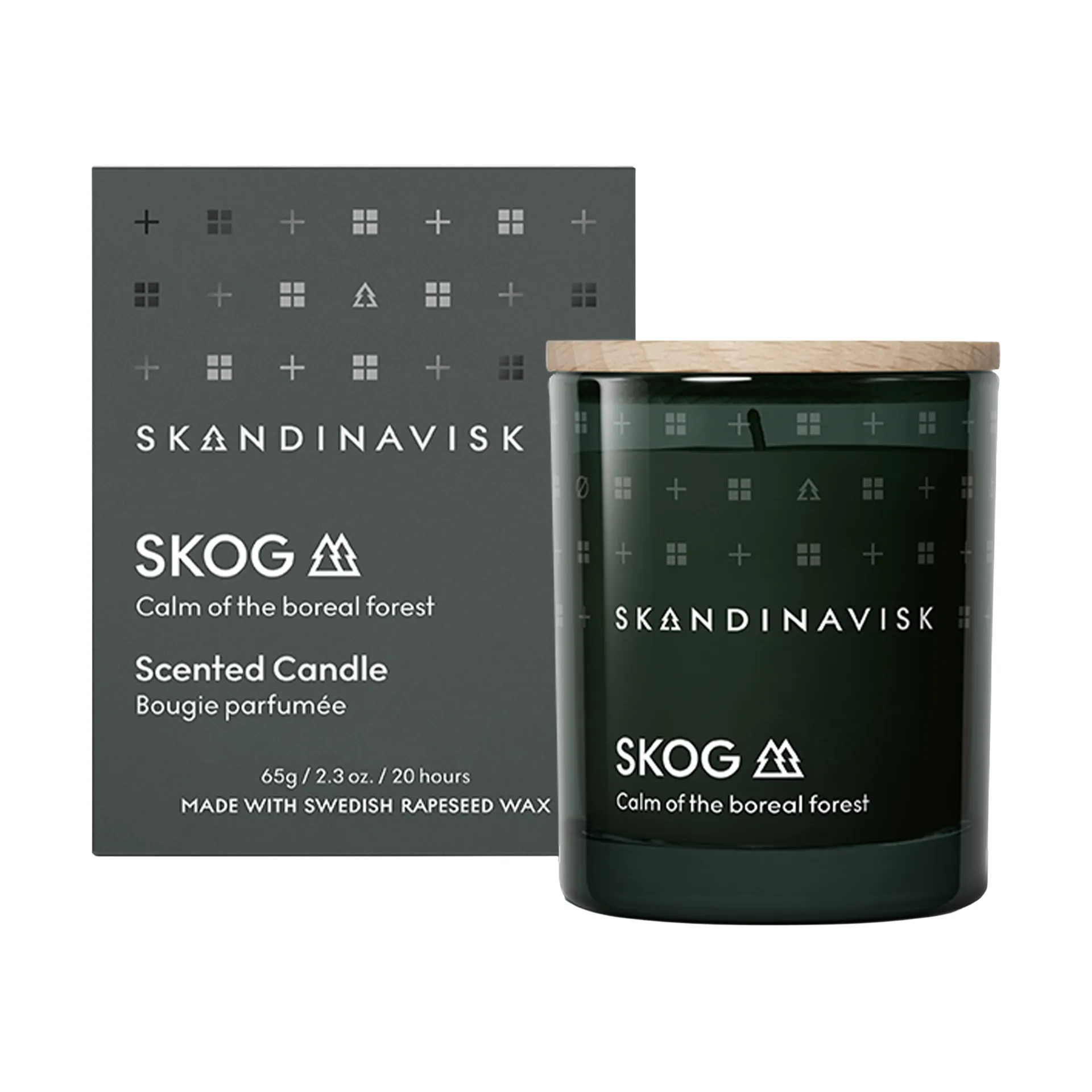 Vela perfumada con tapa Skog, 65 g Skandinavisk