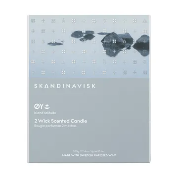 Øy vela perfumada - 350 g, 2 mechas - Skandinavisk