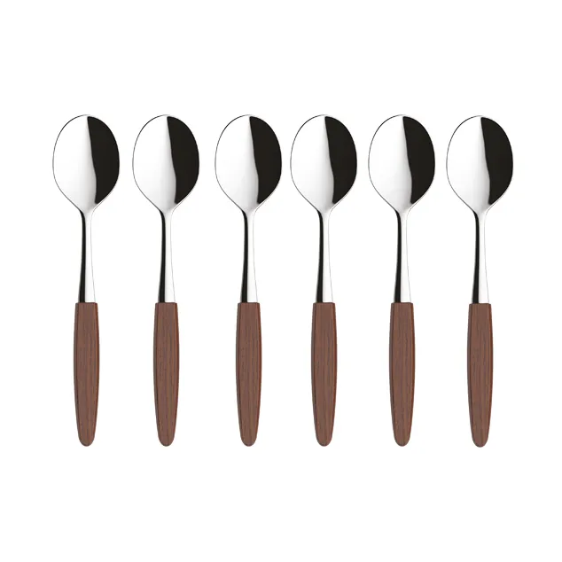 6 Cucharas de postre Skaugum Forrest Maple,  Skaugum of Norway