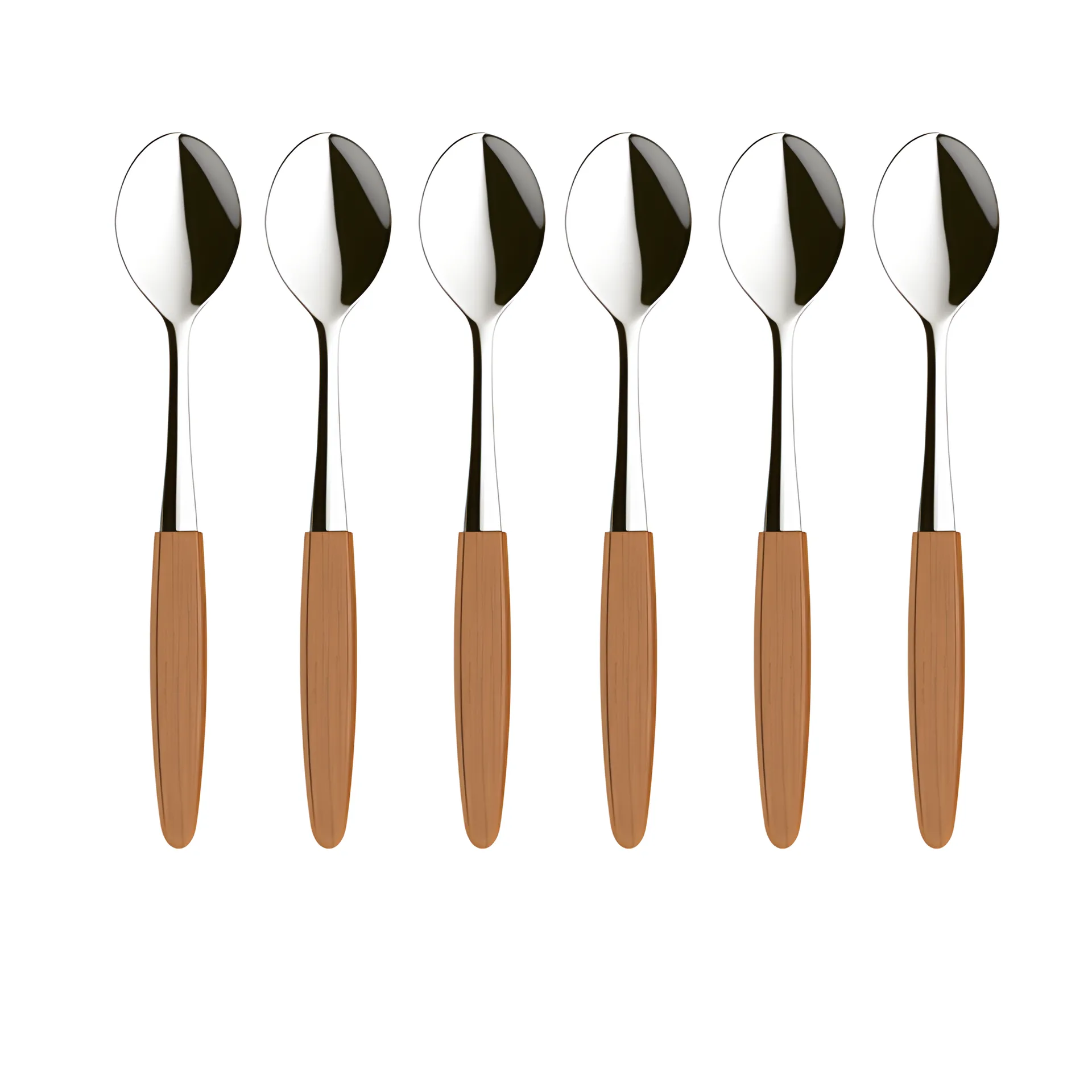 6 Cucharillas de café Skaugum Ecco Teak,  Skaugum of Norway
