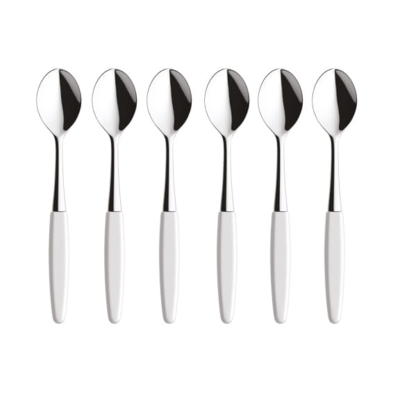 6 Cucharillas de café Skaugum Pure White - undefined - Skaugum of Norway