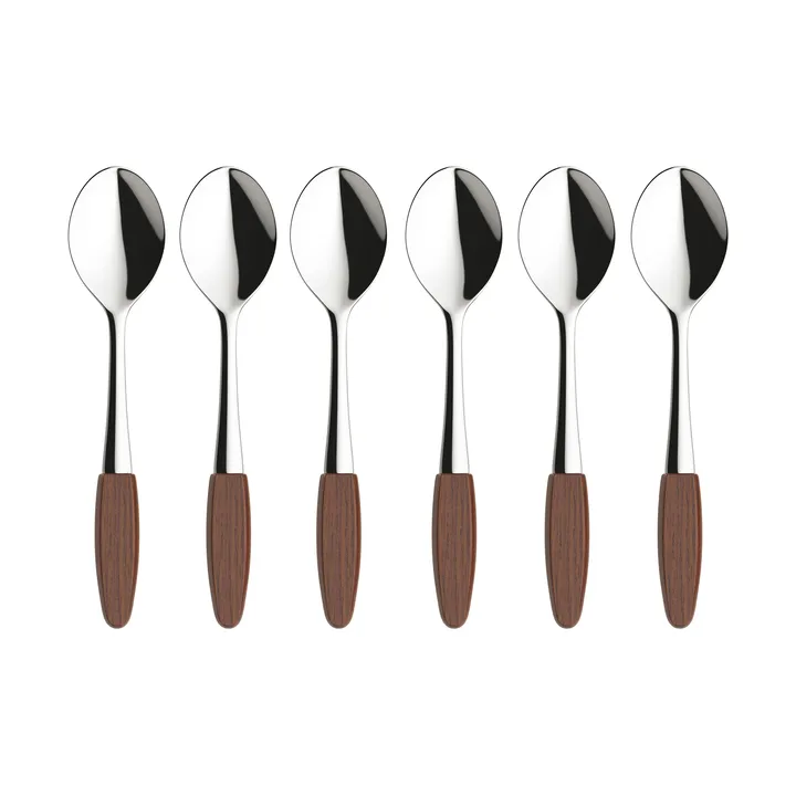 6 Cucharillas de té Skaugum Ecco Teak - Skaugum of Norway