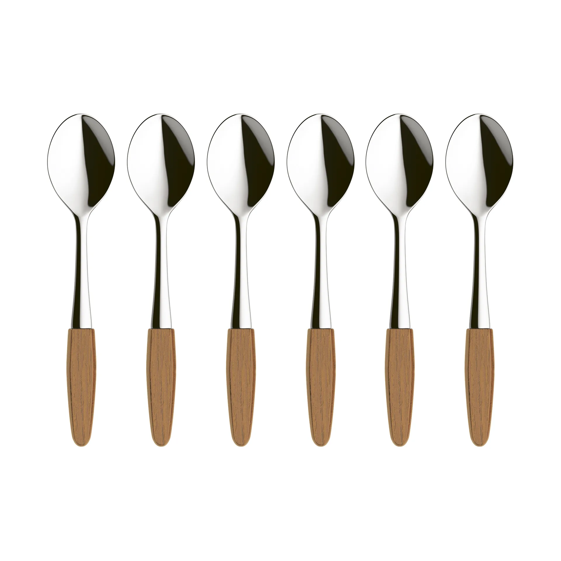 6 Cucharillas de té Skaugum Forrest Maple Skaugum of Norway