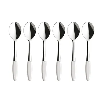 6 Cucharillas de té Skaugum Pure White - Skaugum of Norway