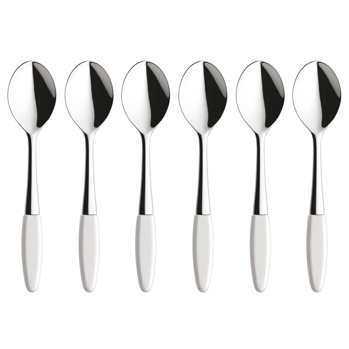 6 Cucharillas de té Skaugum - Pure White - Skaugum of Norway
