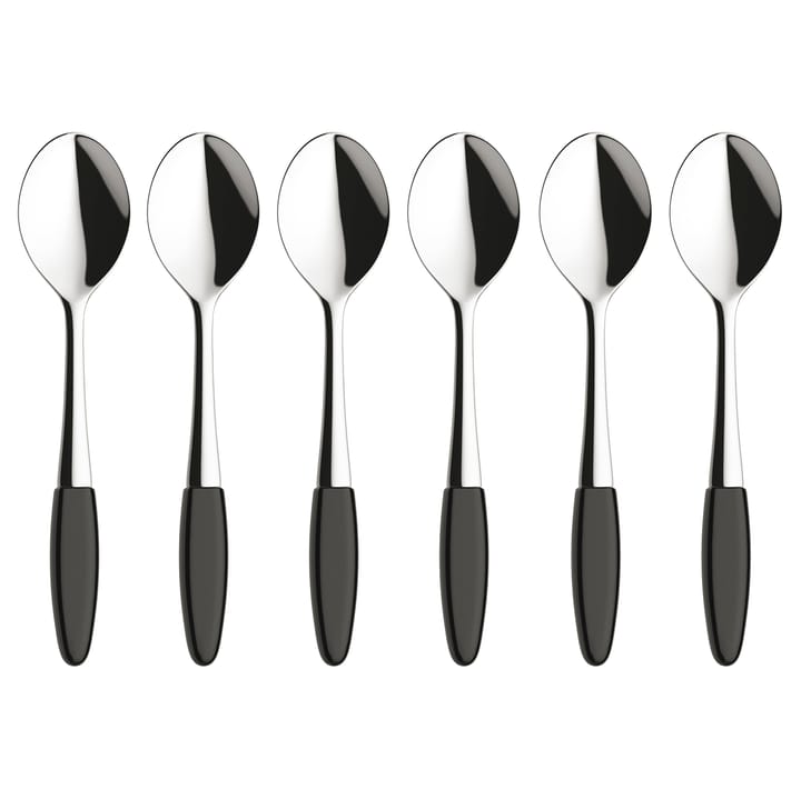 6 Cucharillas de té Skaugum - Urban Black - Skaugum of Norway
