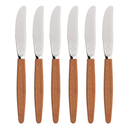6 Cuchillos Skaugum - Ecco Teak - Skaugum of Norway