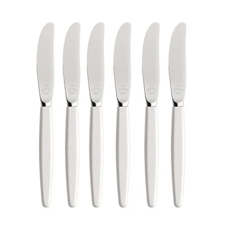 6 Cuchillos Skaugum Pure White - Skaugum of Norway
