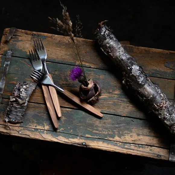 6 Tenedores Skaugum Ecco Teak,  Skaugum of Norway
