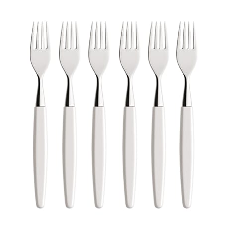 6 Tenedores Skaugum Pure White - undefined - Skaugum of Norway