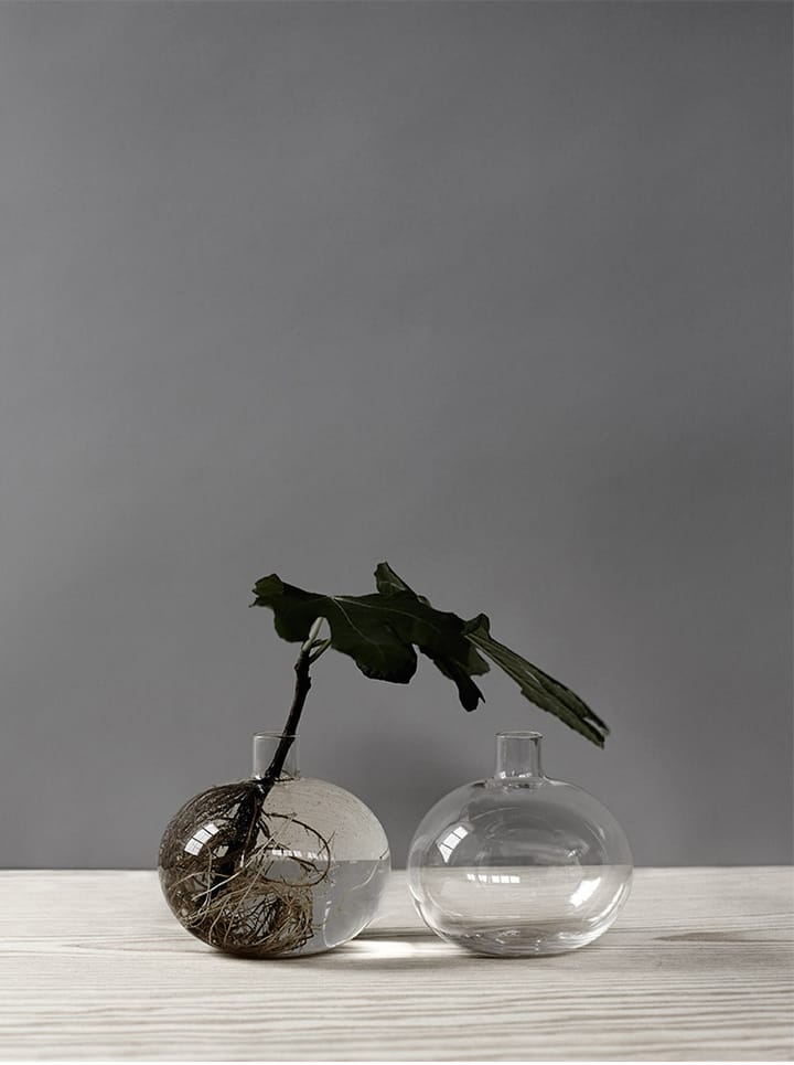 Jarrón Holmen Ø10 cm, transparente Skrufs Glasbruk