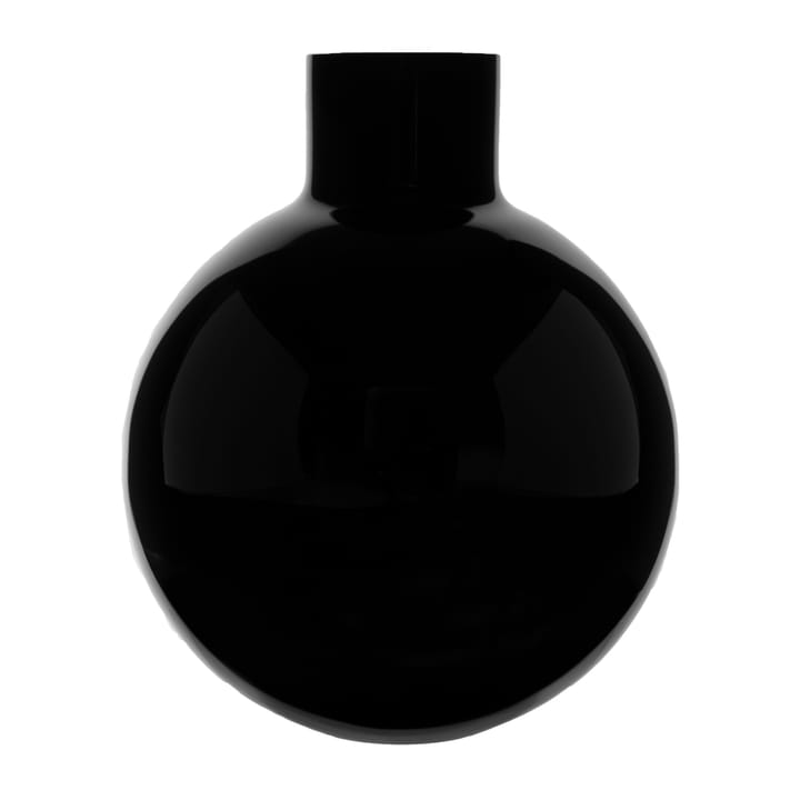 Jarrón Pallo - negro 31 cm - Skrufs Glasbruk