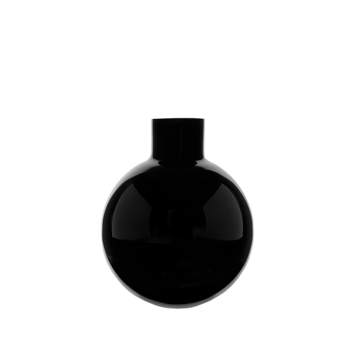 Jarrón Pallo - negro 31 cm - Skrufs Glasbruk