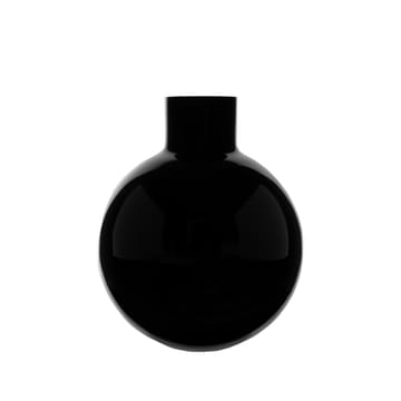 Jarrón Pallo - negro 39 cm - Skrufs Glasbruk