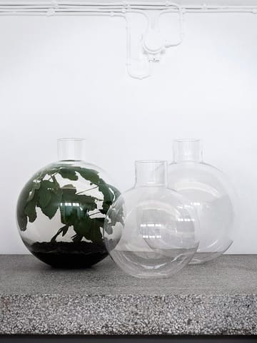 Jarrón Pallo - transparente 31 cm - Skrufs Glasbruk