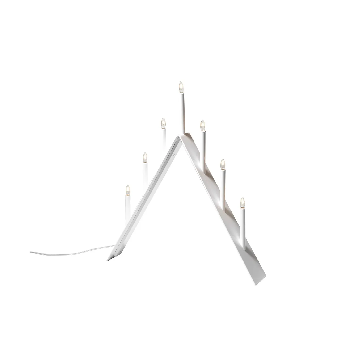 Candelabro de Adviento Spica 7, Blanco, led SMD Design