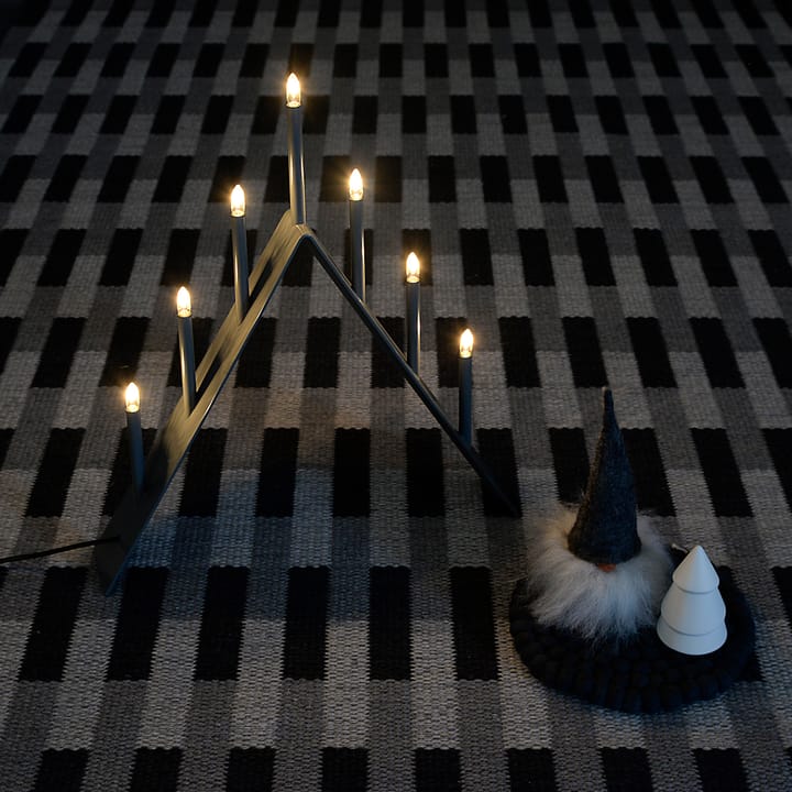 Candelabro de Adviento Spica 7, Gris oscuro, led SMD Design