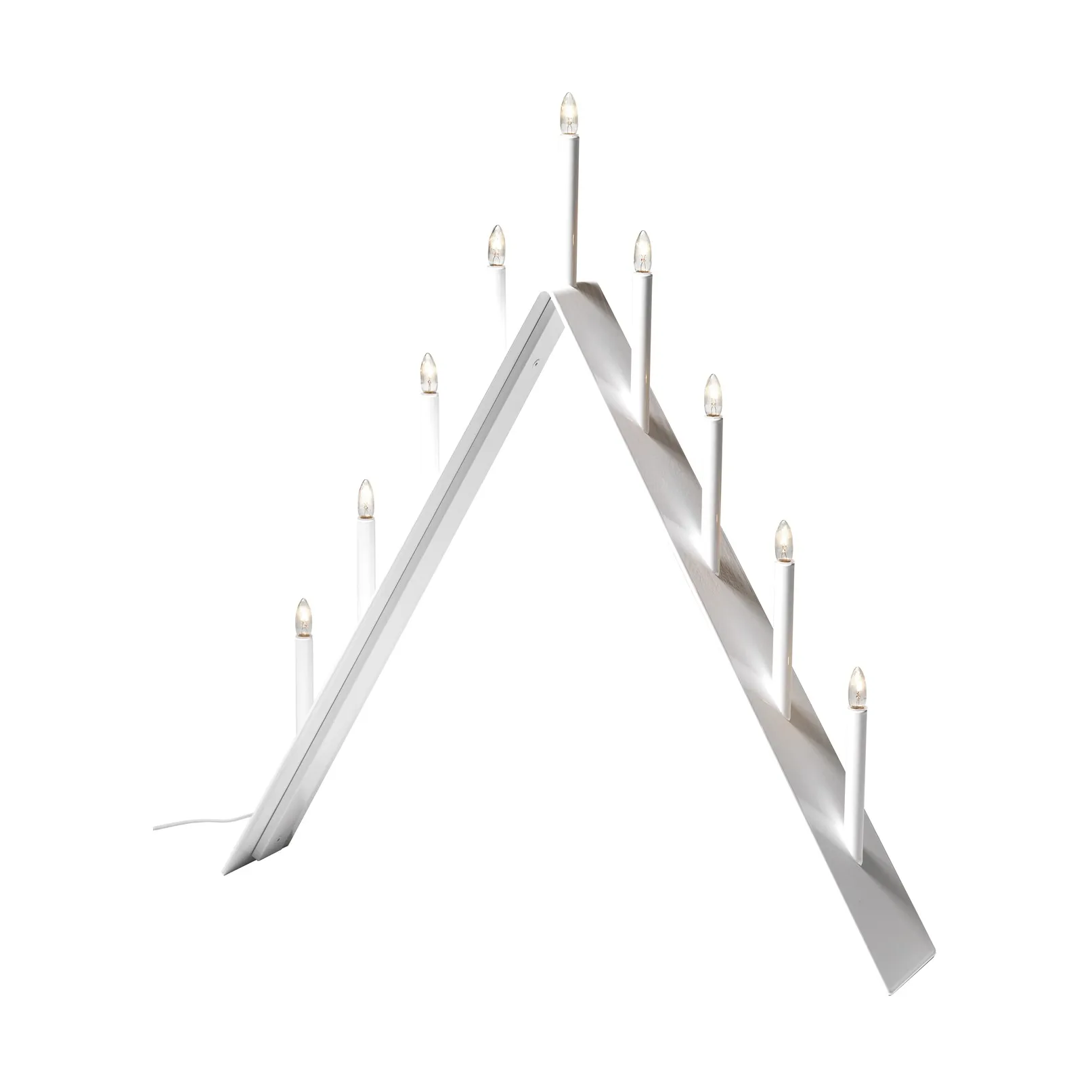 Candelabro de Adviento Spica 9, Blanco, led SMD Design