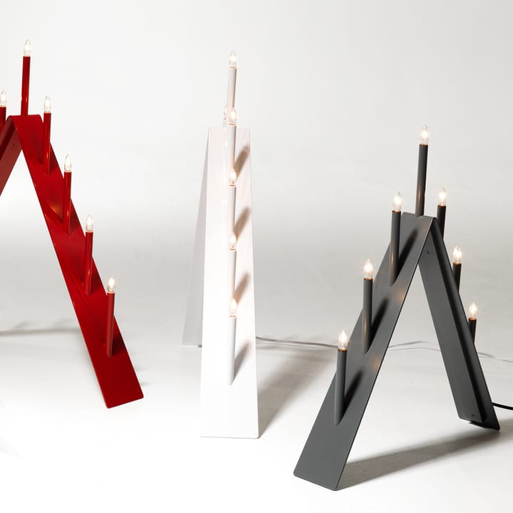 Candelabro de Adviento Spica 9, Rojo, led SMD Design