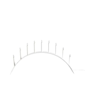 Candelabro de Adviento Spica Bow 9 - Blanco, led - SMD Design