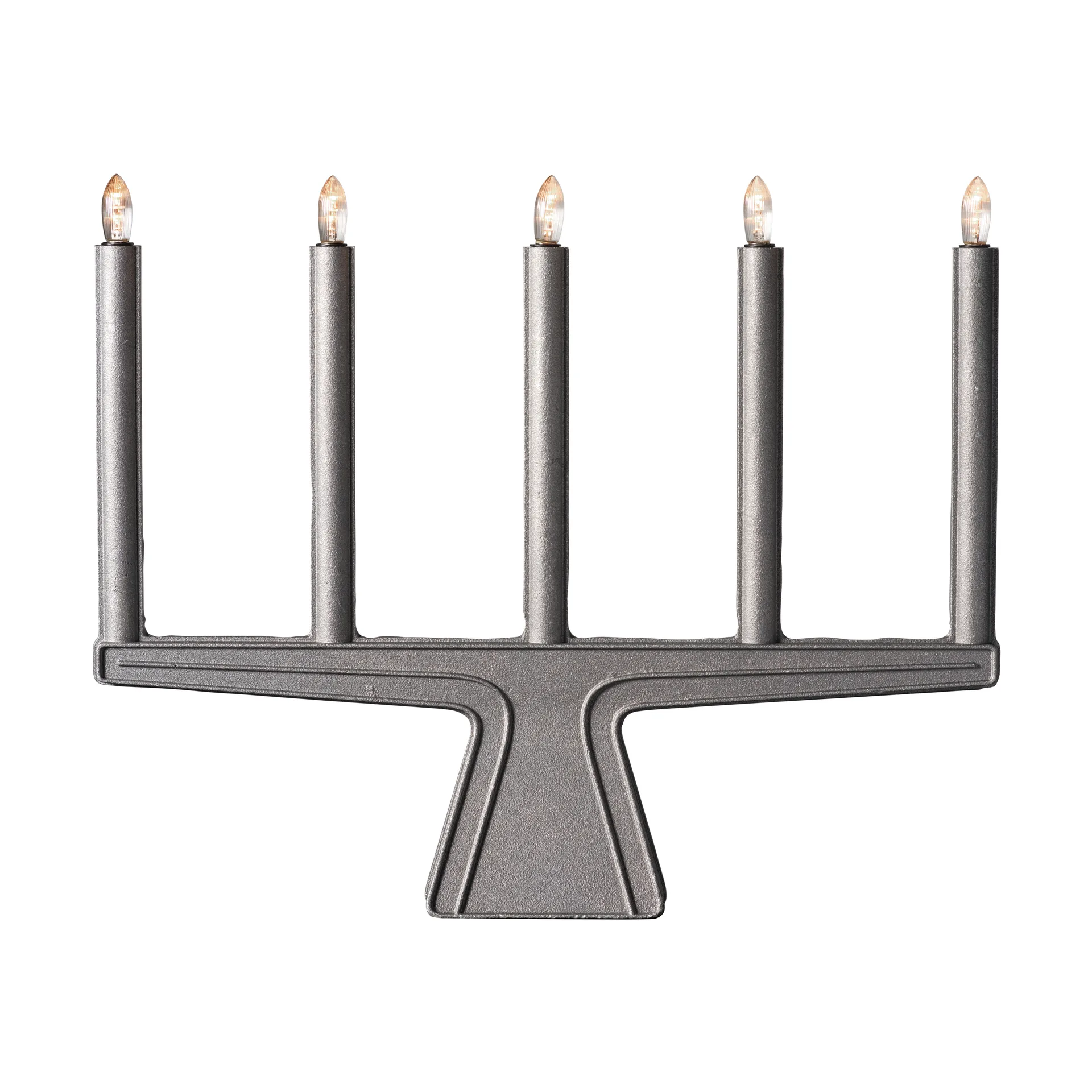 Candelabro de Adviento Stella 5, 41 cm, Aluminio SMD Design