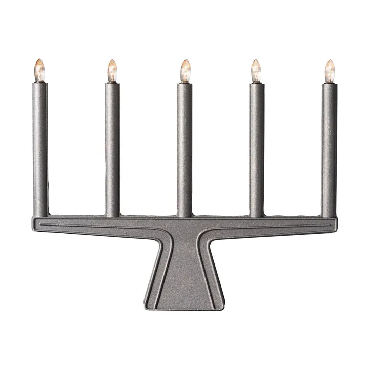 Candelabro de Adviento Stella 5, 41 cm - Aluminio - SMD Design