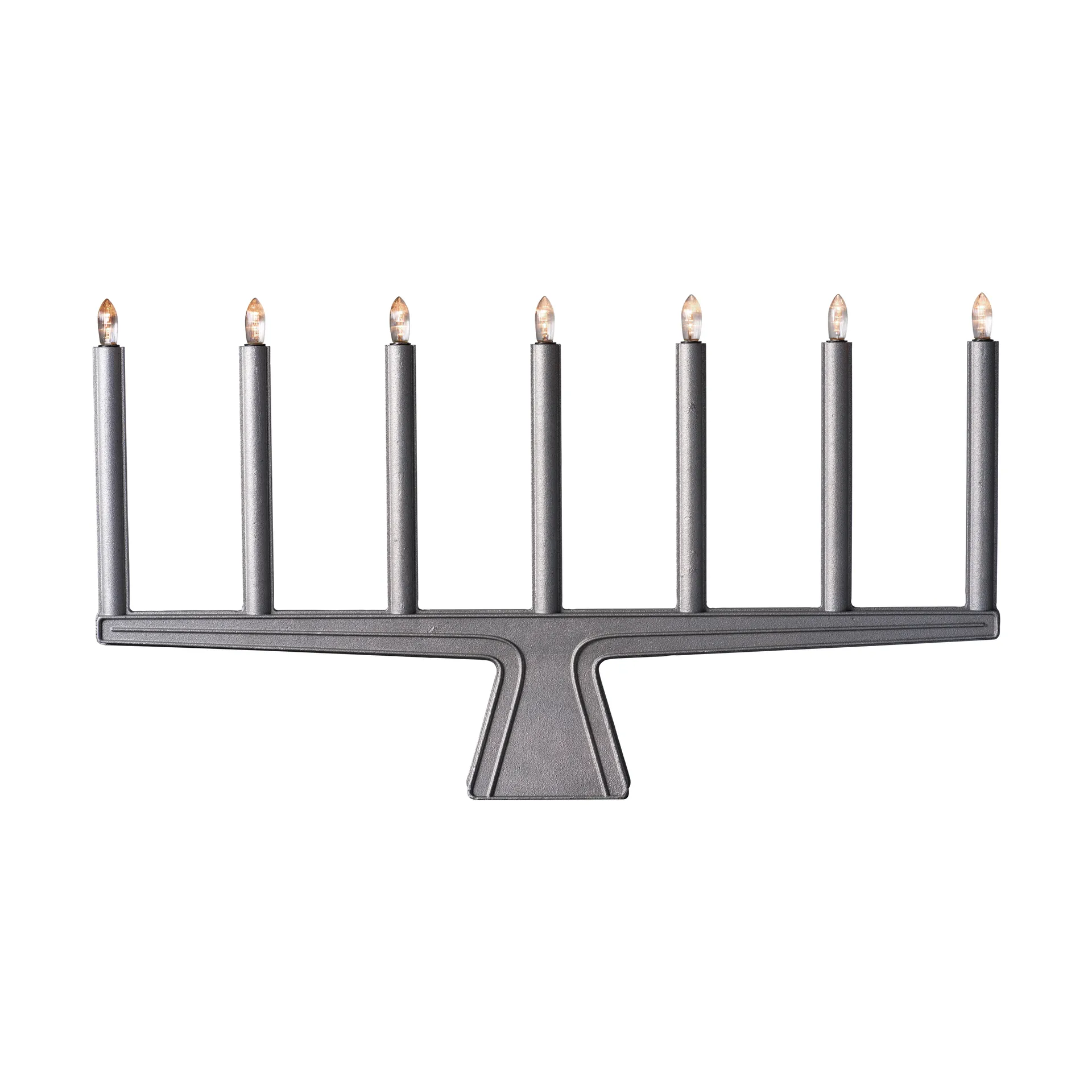 Candelabro de Adviento Stella 7, 60 cm, Aluminio natural SMD Design