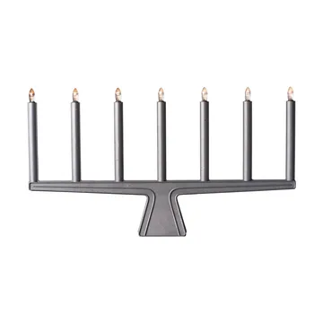 Candelabro de Adviento Stella 7, 60 cm - Aluminio natural - SMD Design