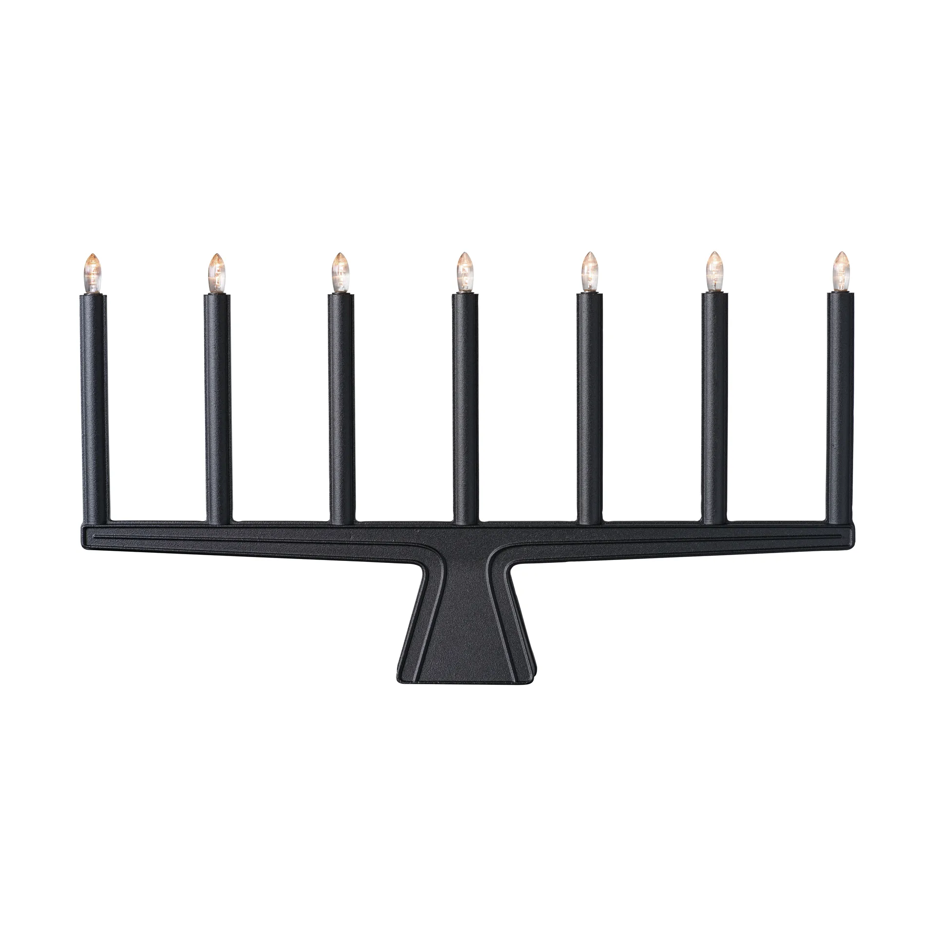 Candelabro de Adviento Stella 7, 60 cm, Negro SMD Design