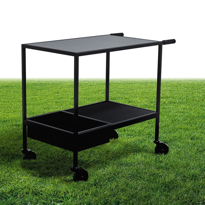 Carro con ruedas Juno, Negro SMD Design