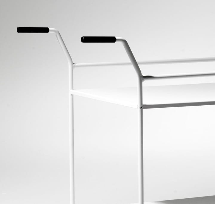 Carro con ruedas Karla, Blanco SMD Design