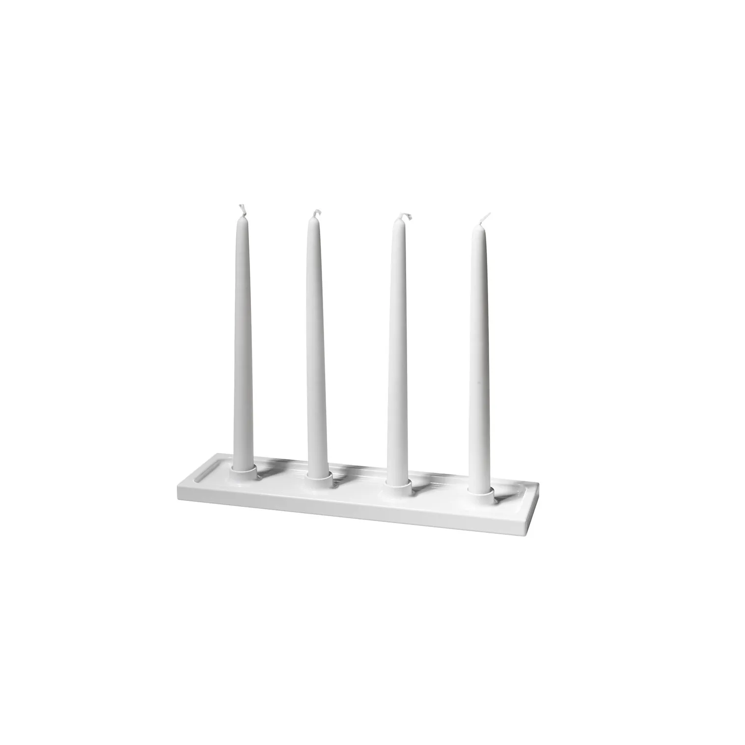 Crater candelabro de Adviento, Blanco, 4 luces SMD Design