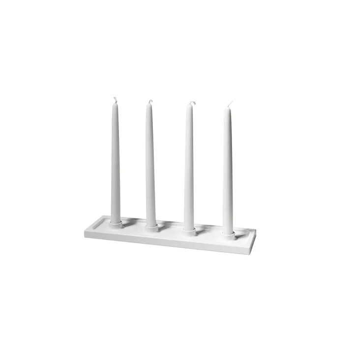 Crater candelabro de Adviento - Blanco, 4 luces - SMD Design