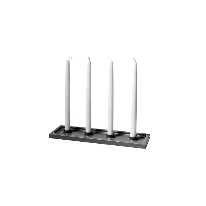 Crater candelabro de Adviento - Gris, 4 luces - SMD Design